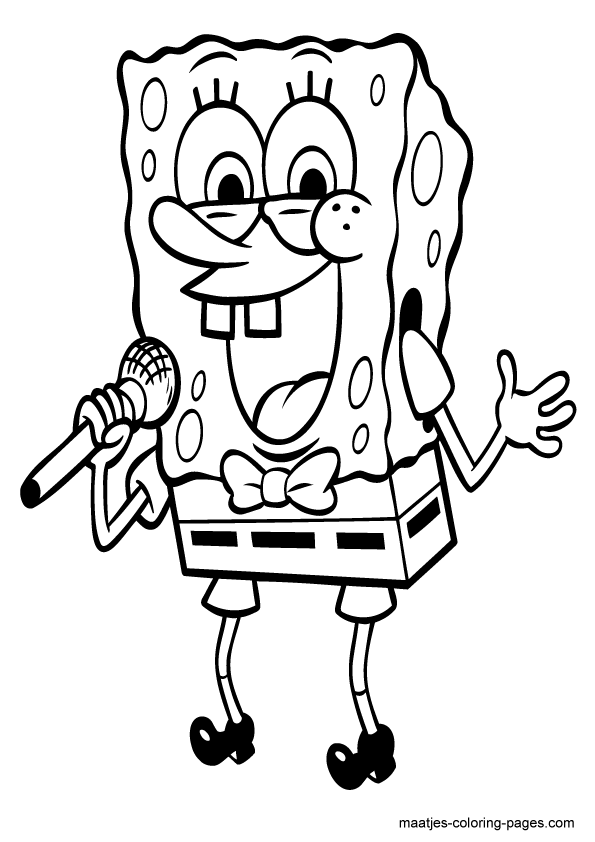Sponge Bob kolorowanki